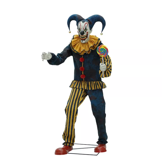 6 Ft Nibbles the Clown Animatronic at Spirit Halloween
