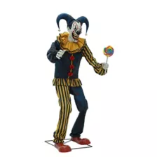 6 Ft Nibbles the Clown Animatronic at Spirit Halloween