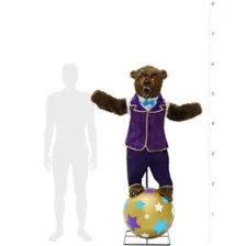 5 Ft 10 In Barnaby the Bear Animatronic at Spirit Halloween