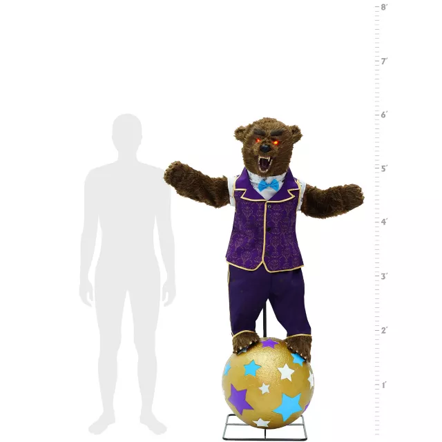 5 Ft 10 In Barnaby the Bear Animatronic at Spirit Halloween