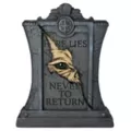 24 Inch Never to Return Tombstone at Spirit Halloween