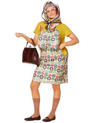 Adult Golden Granny Costume, Multi-Color, x Large - Spirit Halloween