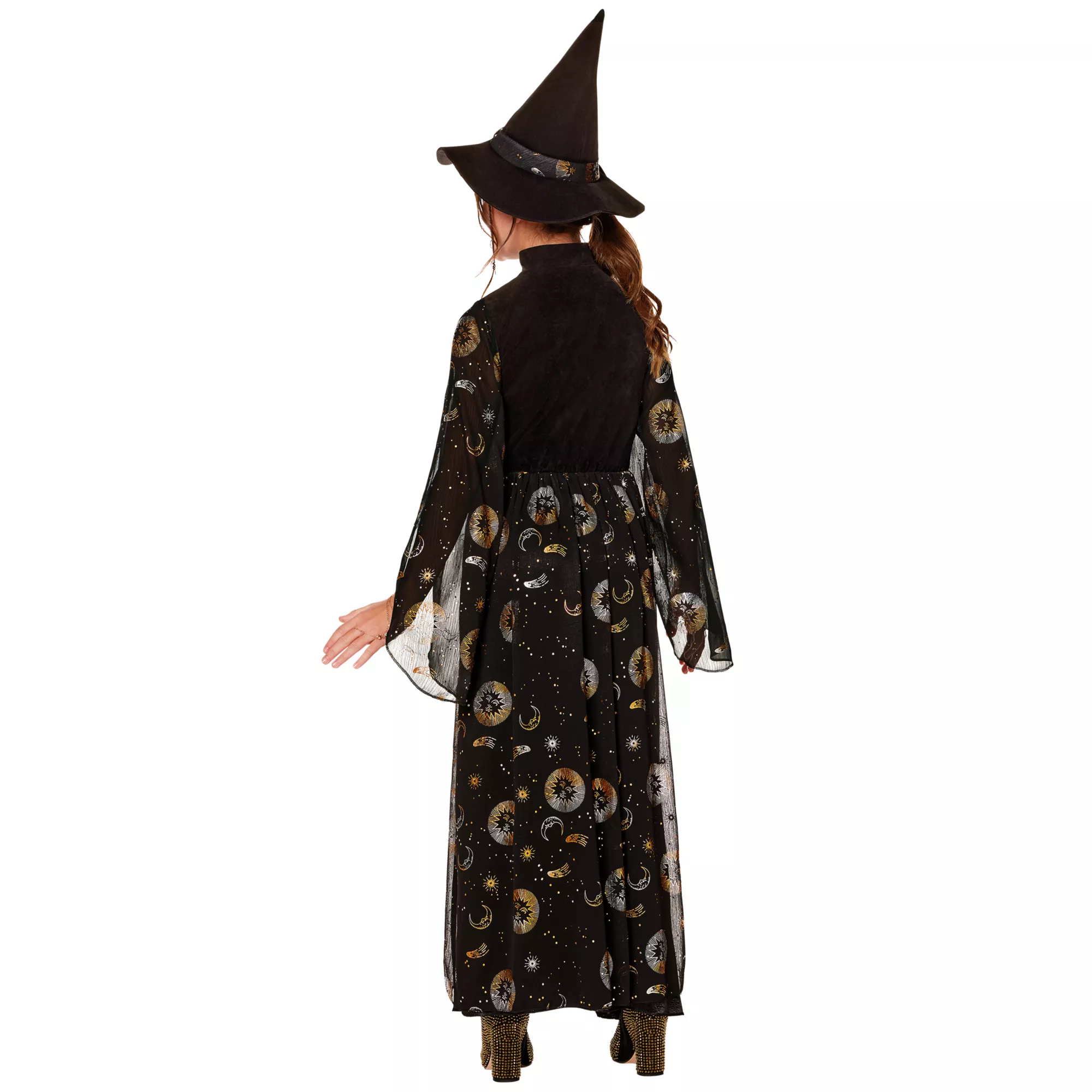 Kids Gold Dust Celestial Witch Costume at Spencer's