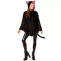 Adult Cat Poncho with Hood at Spirit Halloween