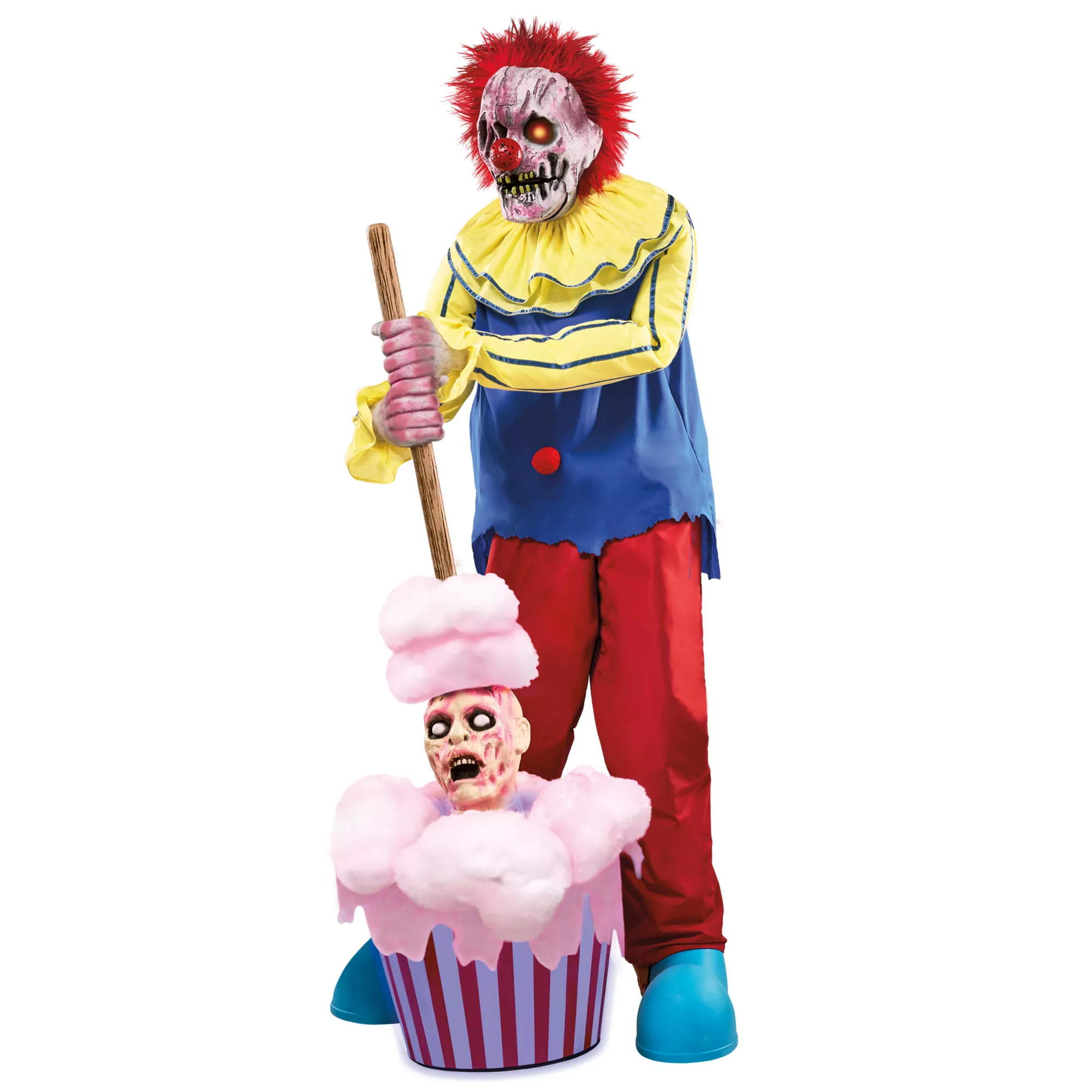 6.2 Ft Cotton Candy Dan Animatronic at Spirit Halloween