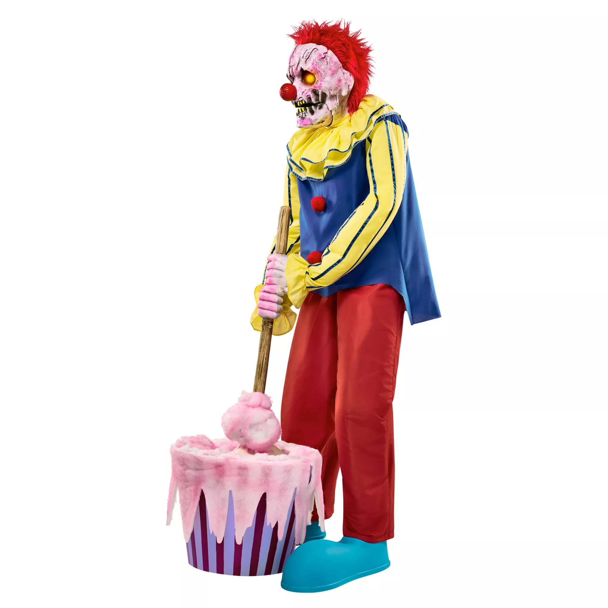 6.2 Ft Cotton Candy Dan Animatronic at Spirit Halloween