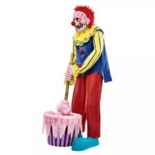 6.2 Ft Cotton Candy Dan Animatronic at Spirit Halloween