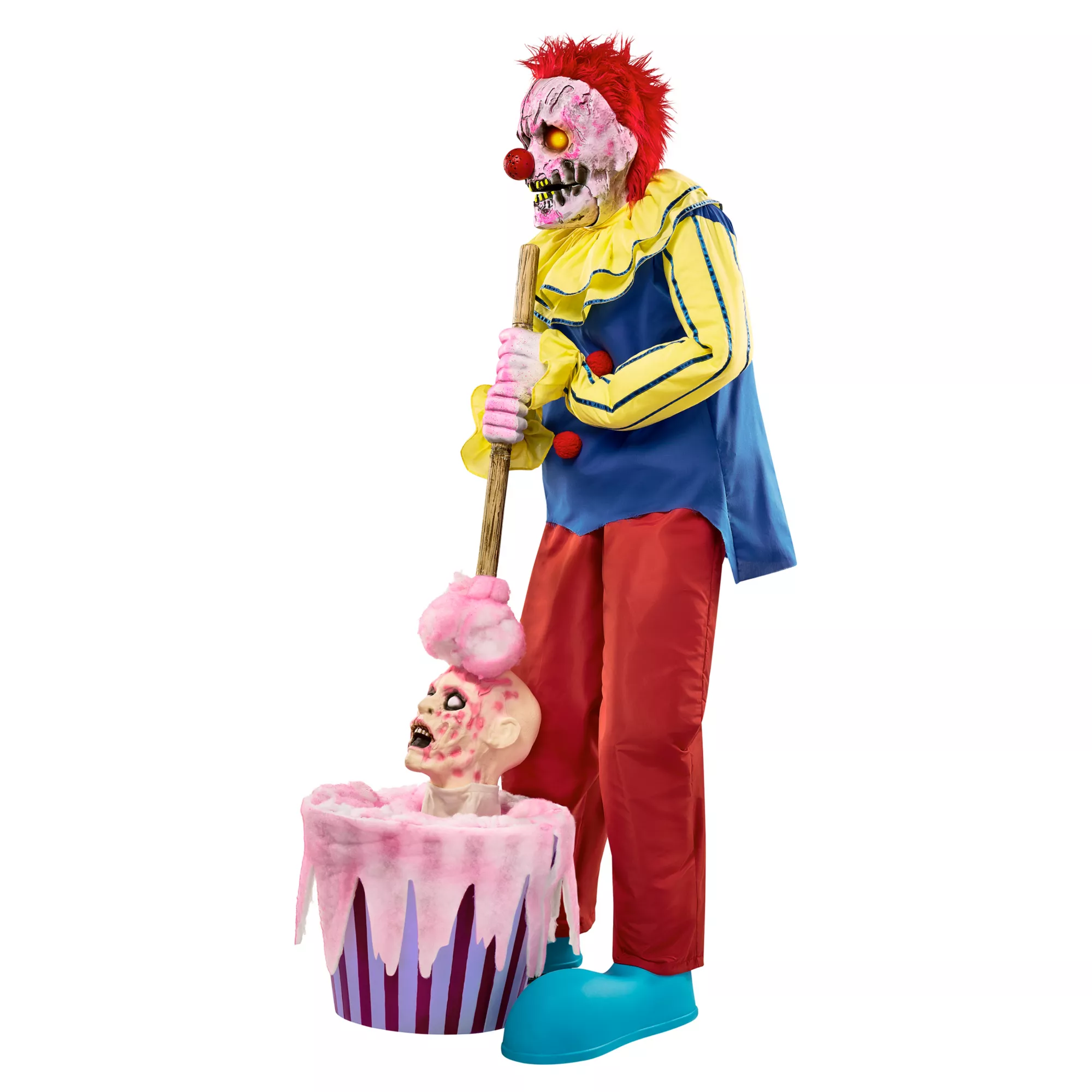 6.2 Ft Cotton Candy Dan Animatronic at Spirit Halloween