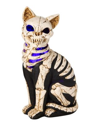 Mystical Arts Light-Up Skeleton Cat