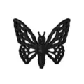 Mystical Arts Black Moth Tabletop Statue at Spencer's