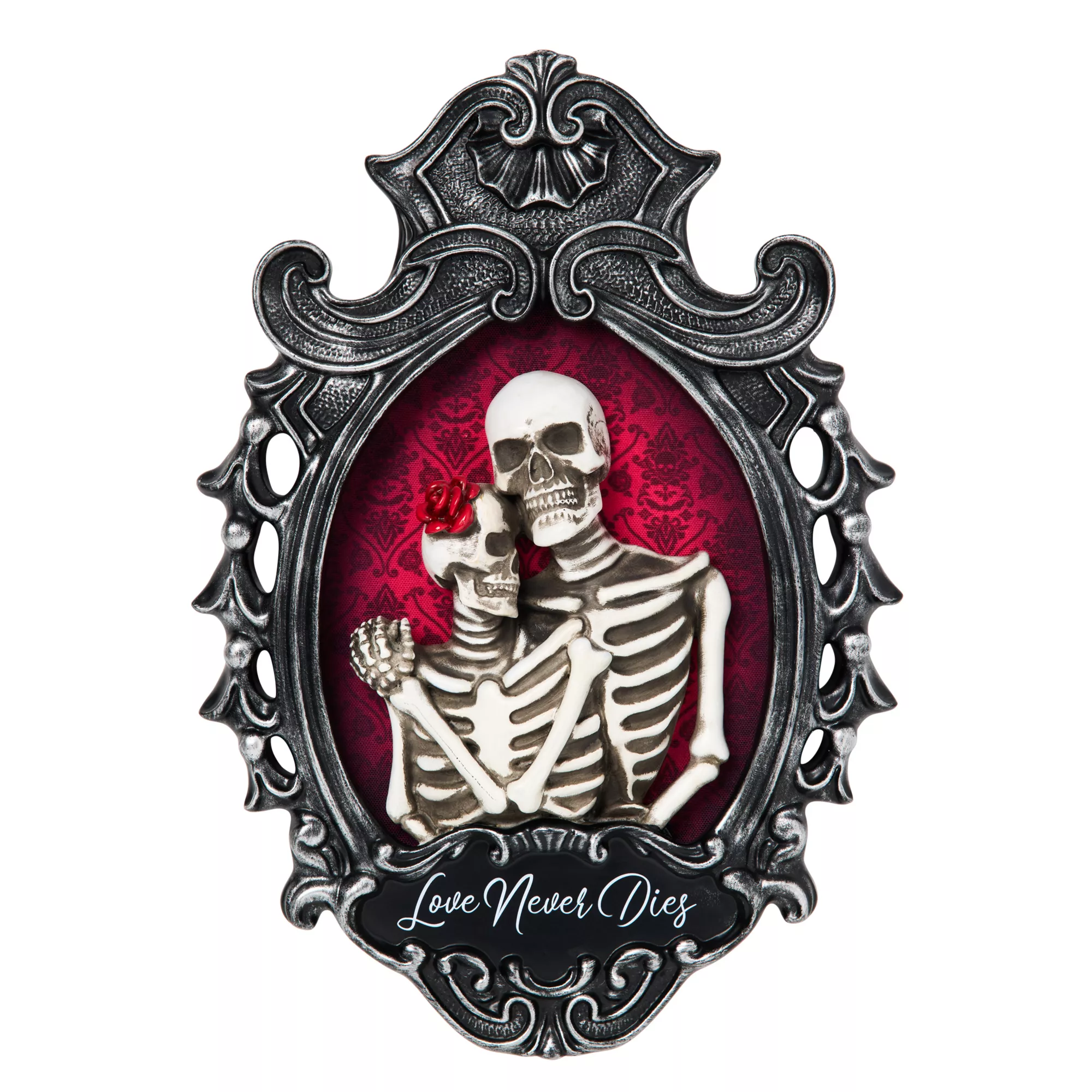 Love Never Dies Sign at Spirit Halloween