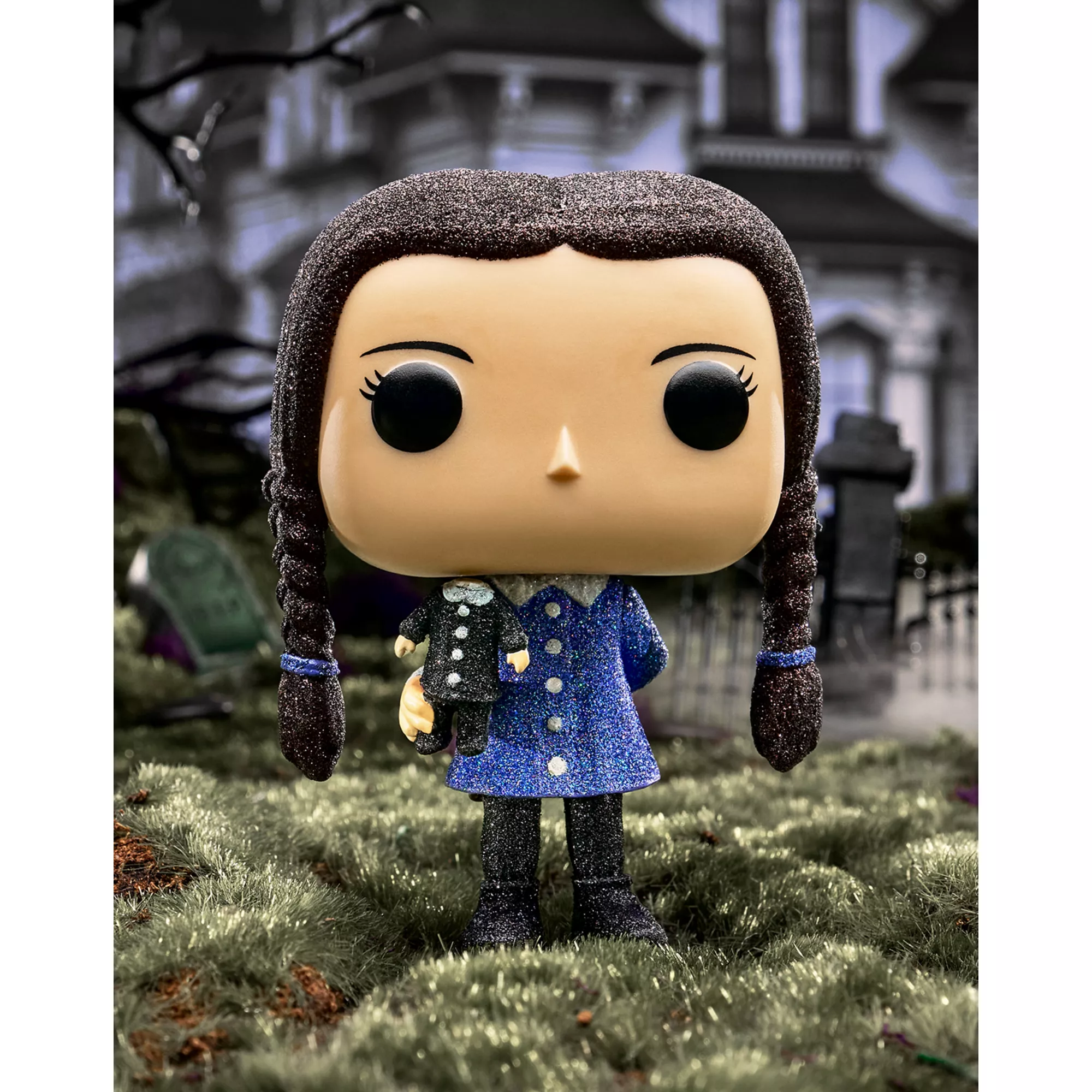 Wednesday Addams Diamond Glitter Funko POP! Figure - The Addams Family at Spencer's