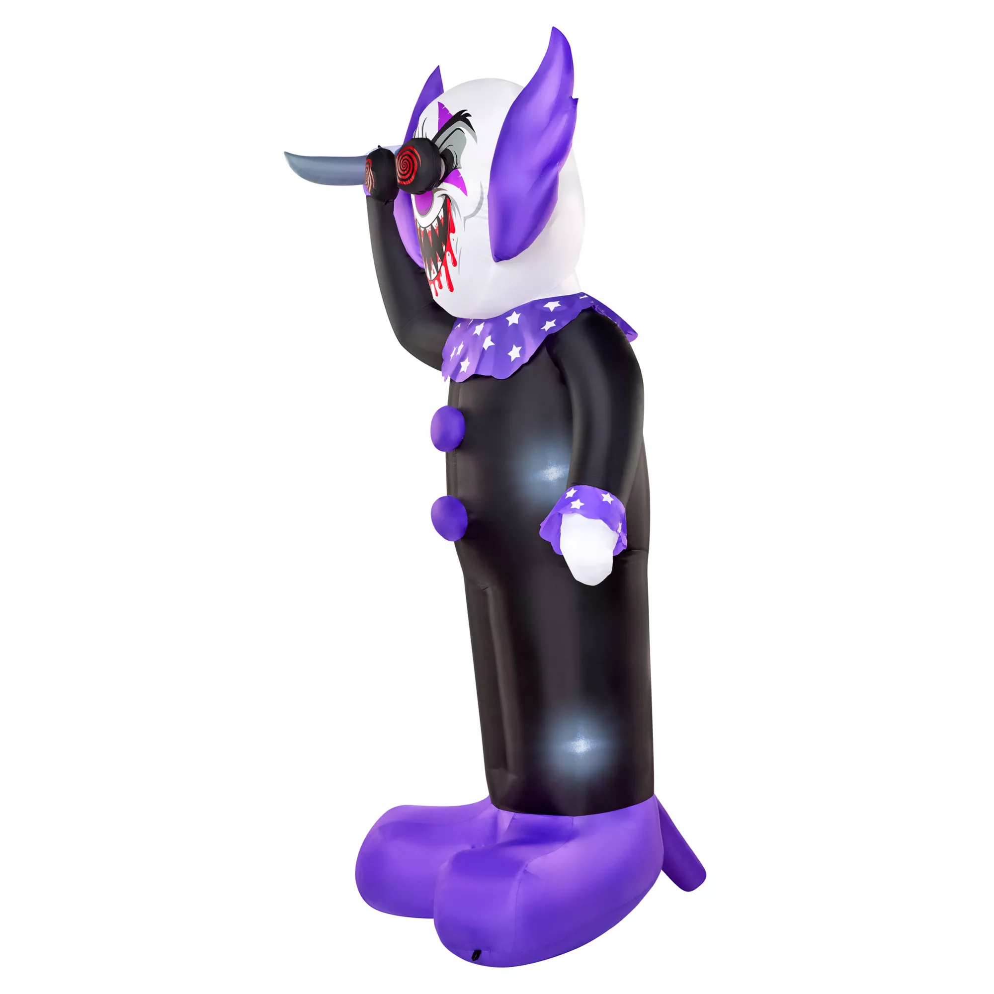 8 Ft. Spinning Eye Clown Light-Up Inflatable Decoration at Spirit Halloween