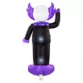 8 Ft. Spinning Eye Clown Light-Up Inflatable Decoration at Spirit Halloween
