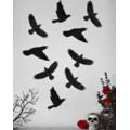 Gothic Noir Raven Wall Decal at Spirit Halloween