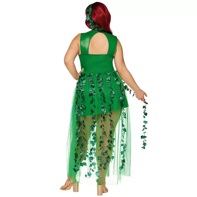 Adult Poison Ivy Plus Size Dress Costume - DC - Spirithalloween.com