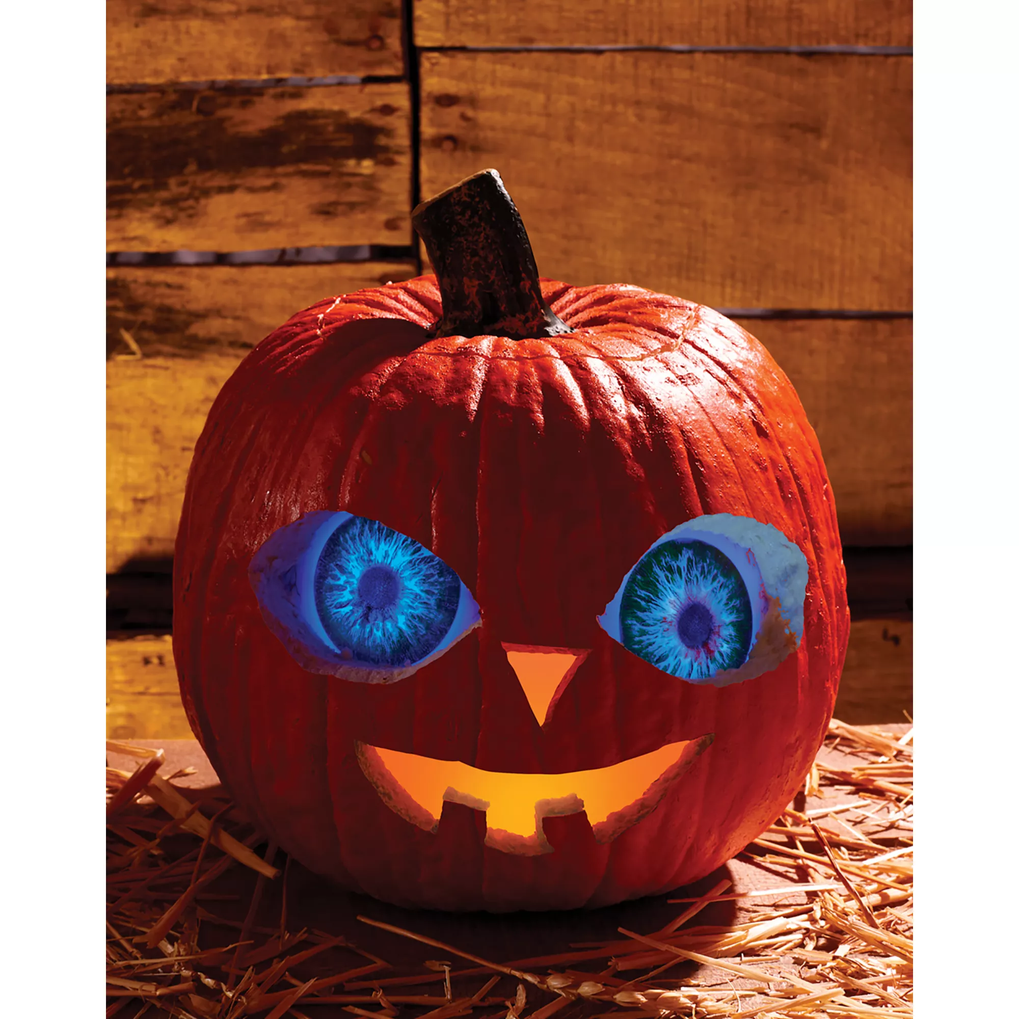 Blue Pumpkin Eyes at Spirit Halloween