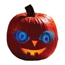 Blue Pumpkin Eyes at Spirit Halloween