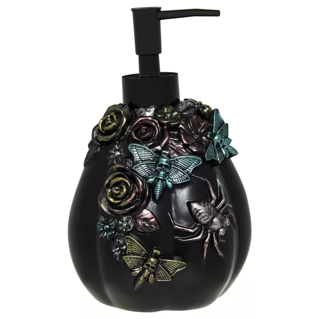Decorative Black Pumpkin Soap Dispenser at Spirit Halloween