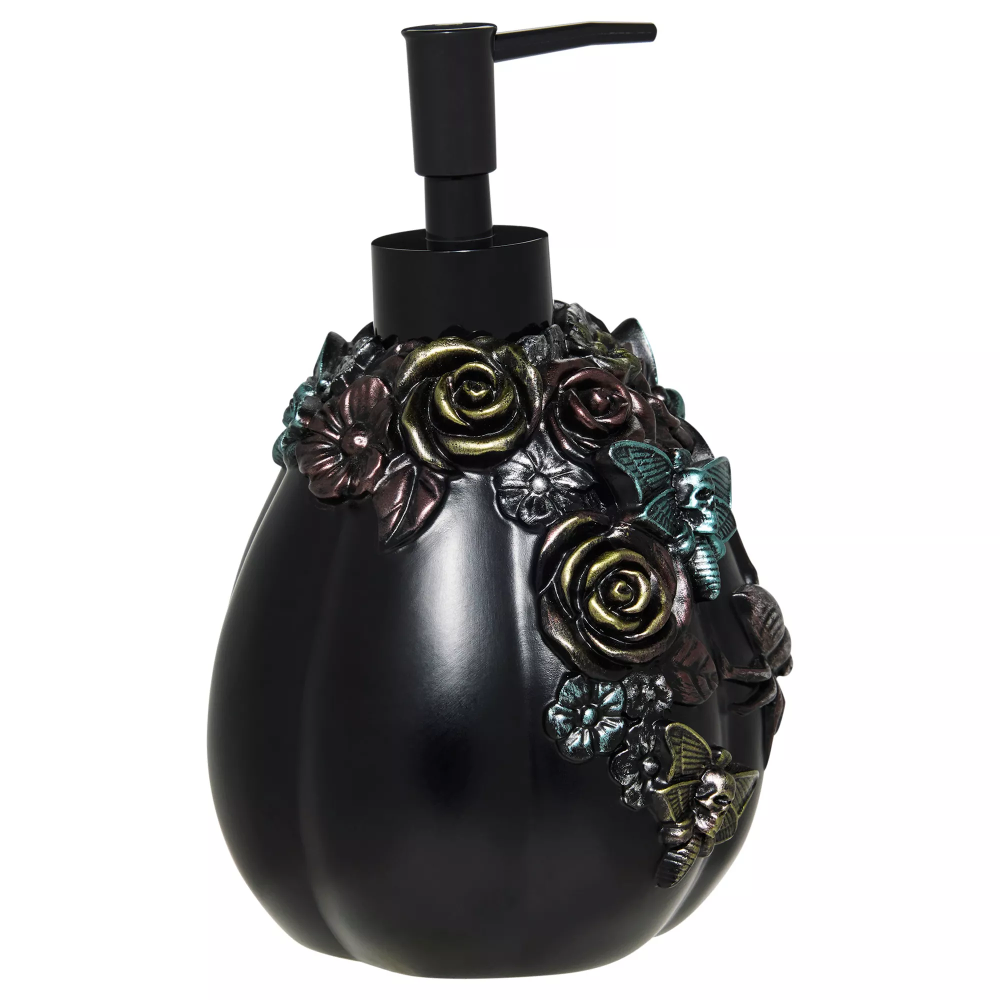 Decorative Black Pumpkin Soap Dispenser at Spirit Halloween