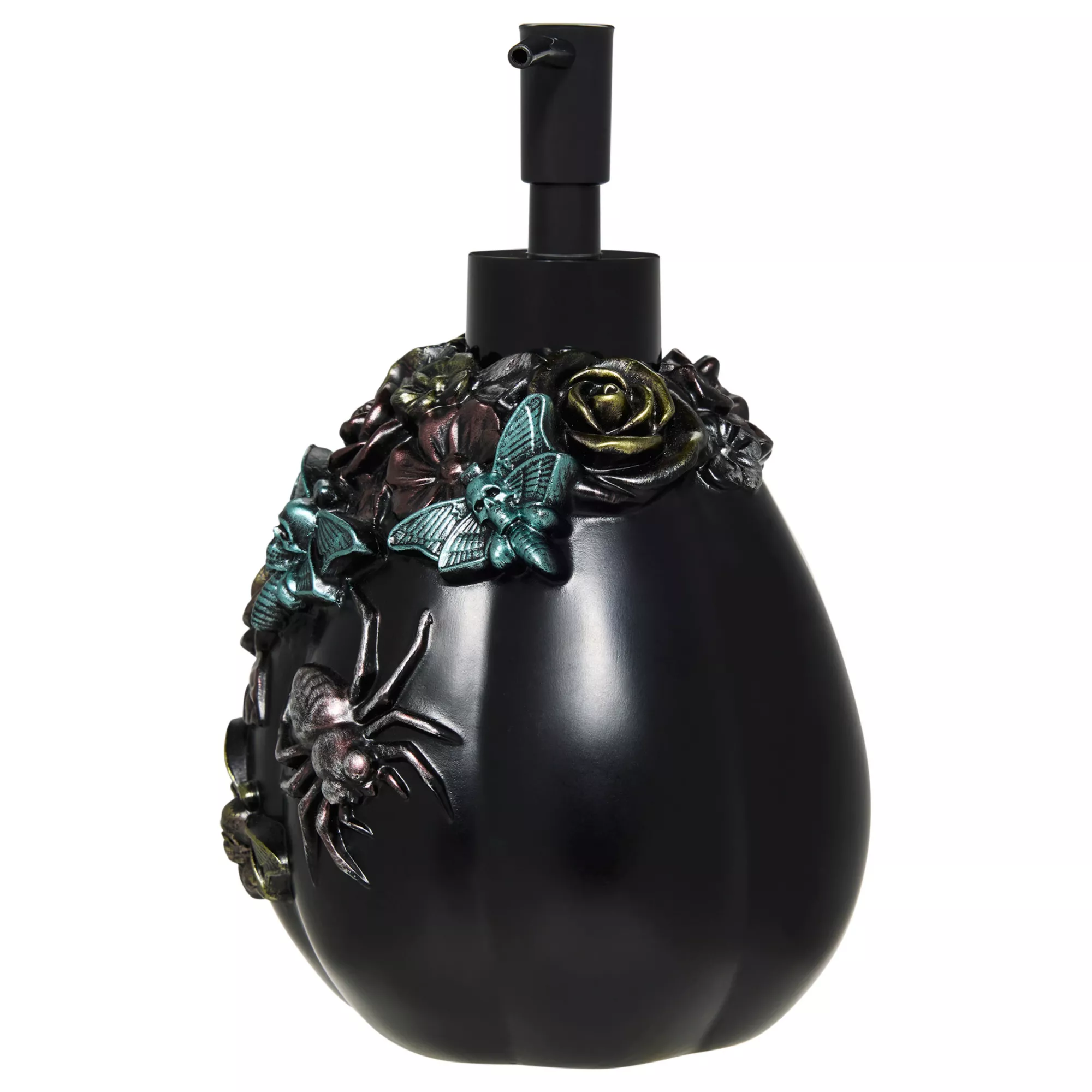 Decorative Black Pumpkin Soap Dispenser at Spirit Halloween