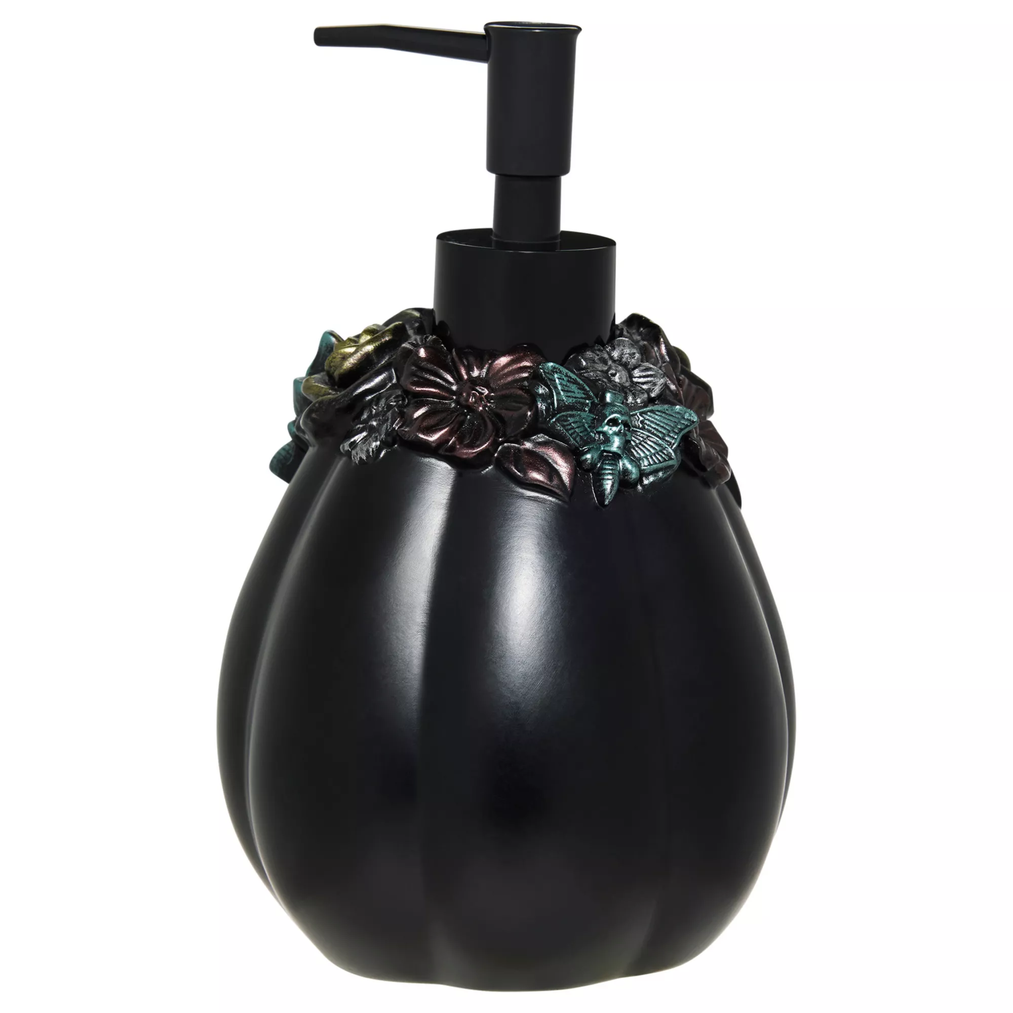 Decorative Black Pumpkin Soap Dispenser at Spirit Halloween
