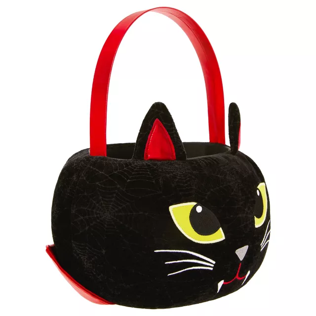 Vampire Cat Plush Treat Bucket at Spirit Halloween