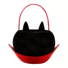 Vampire Cat Plush Treat Bucket at Spirit Halloween