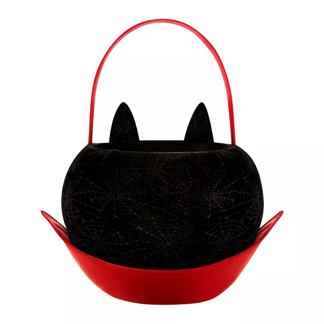 Vampire Cat Plush Treat Bucket at Spirit Halloween