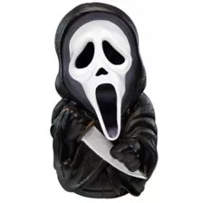 Light-Up Ghost Face Porch Buddy at Spencer's