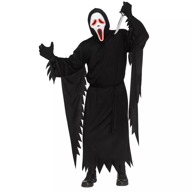 Adult Light-Up E.L. Ghost Face Costume - Spirithalloween.com