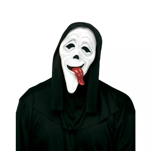 Ghost Face Scary Movie Half Mask at Spirit Halloween