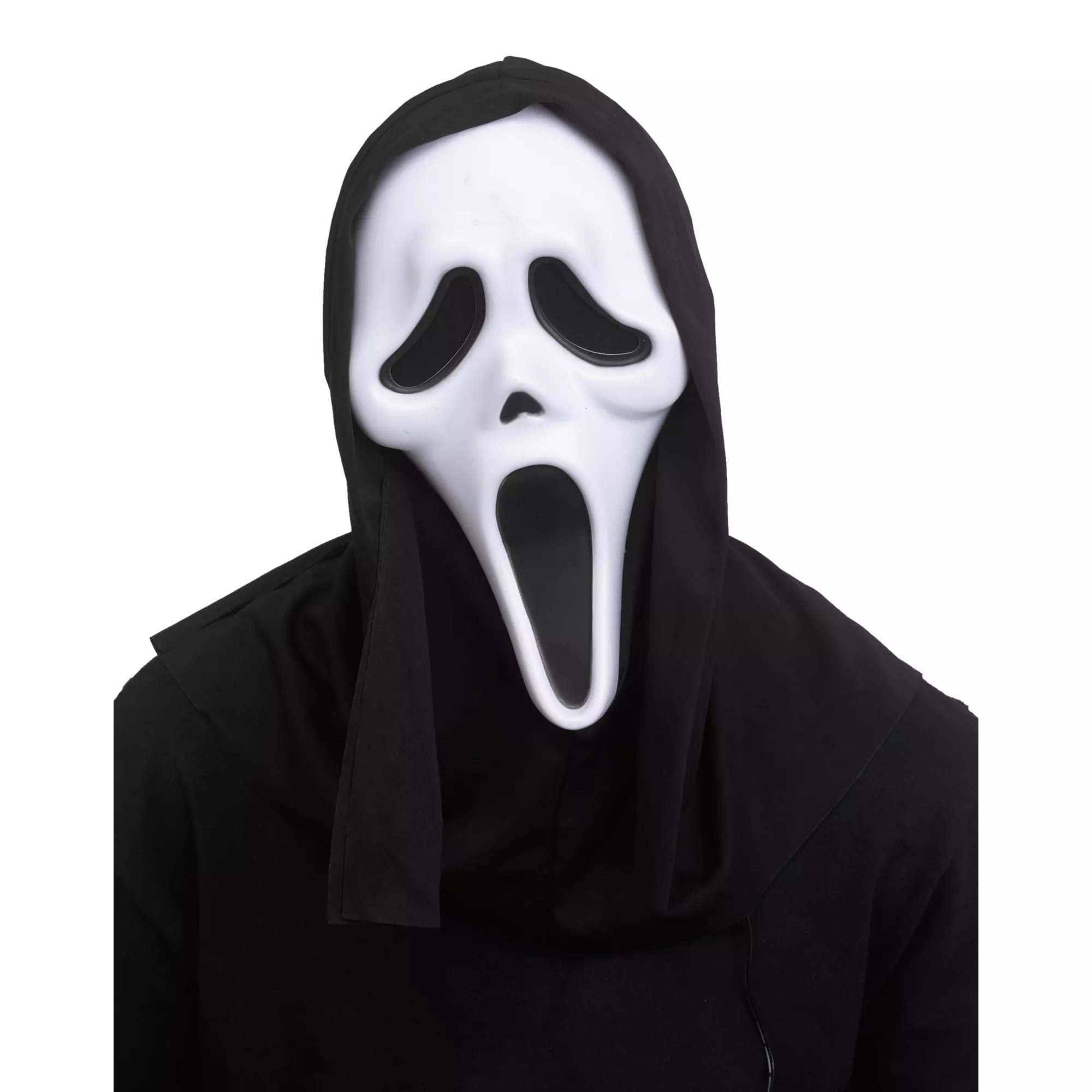 Light-Up Ghost Face Color Changing Half Mask at Spencer's