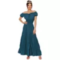 Adult Teal Peasant Dress at Spirit Halloween