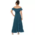 Adult Teal Peasant Dress at Spirit Halloween