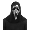 Ghost Face Mirror Ball Full Mask at Spencer's