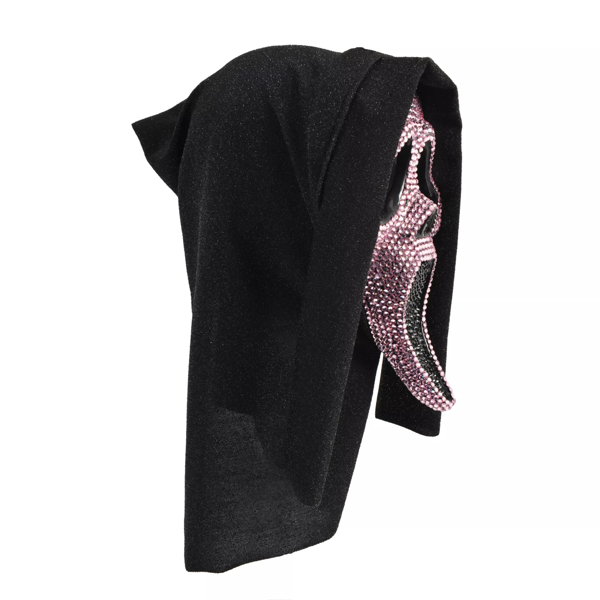 Ghost Face Pink Bling Full Mask at Spencer's