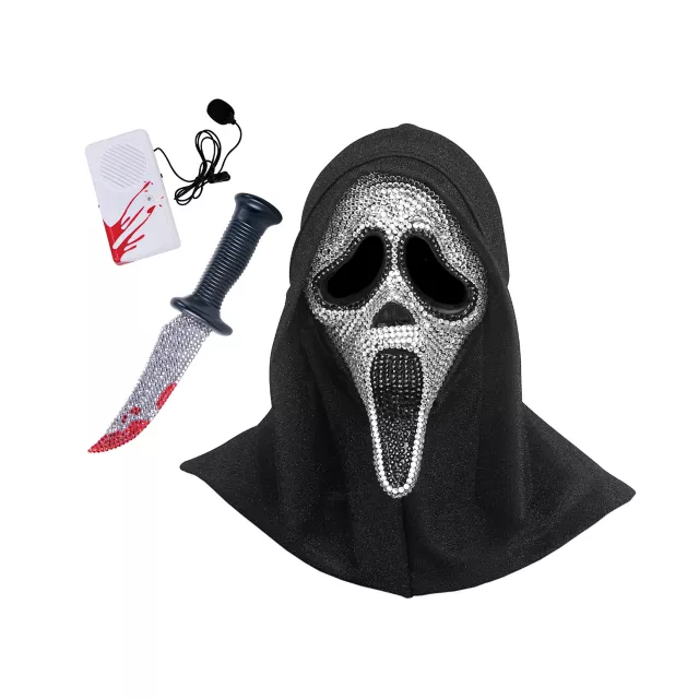 Ghost Face Bling Costume Kit at Spencer's