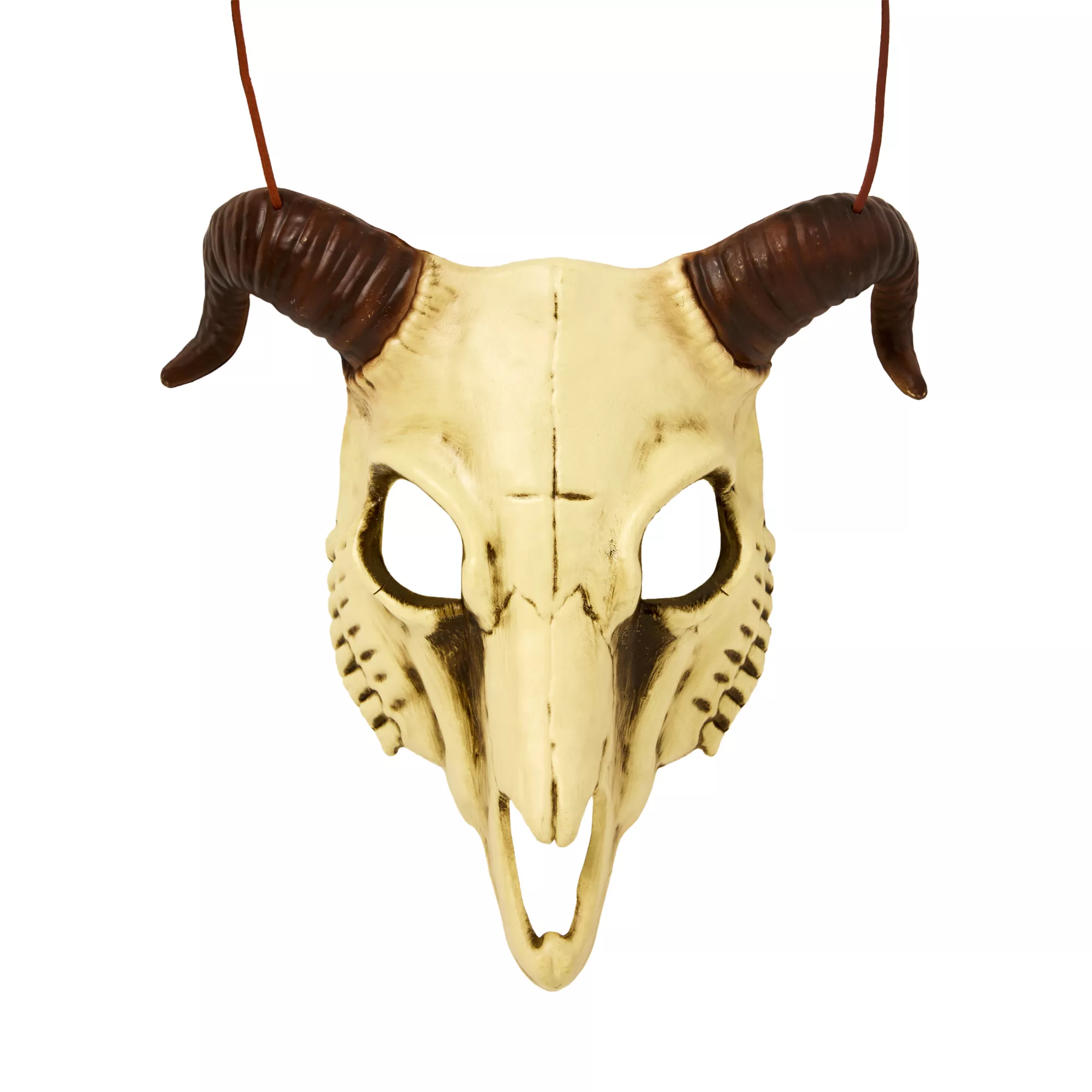 Hanging Ram Skull at Spirit Halloween