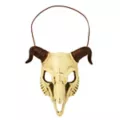 Hanging Ram Skull at Spirit Halloween