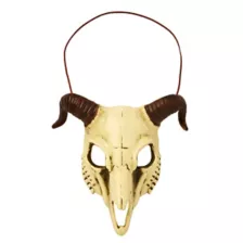 Hanging Ram Skull at Spirit Halloween