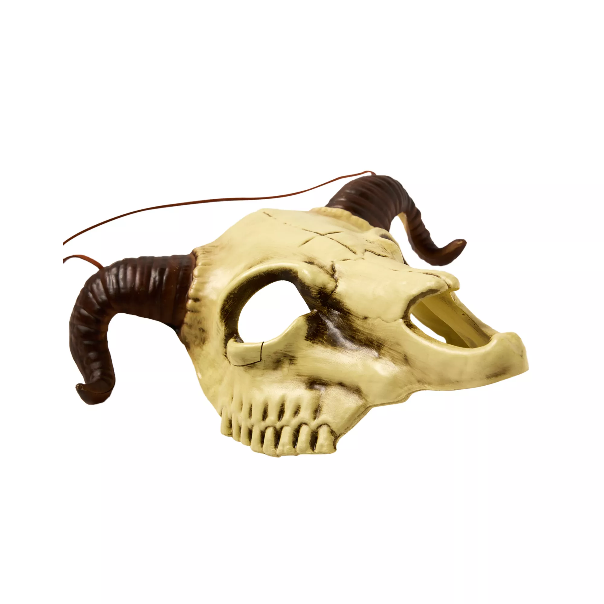 Hanging Ram Skull at Spirit Halloween