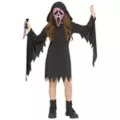 Kids Pink Ghost Face Bling Dress Costume at Spencer's