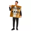 Adult Stallion Condom Wrapper Costume at Spirit Halloween