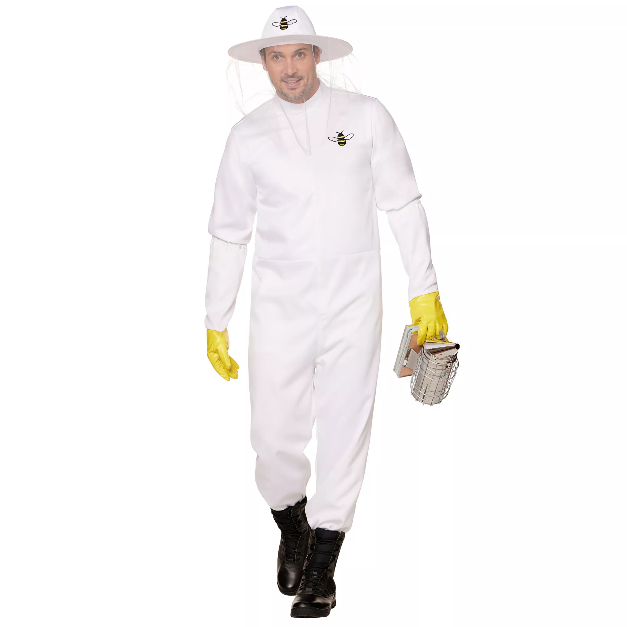 Adult Honeycomb Beekeeper Costume at Spirit Halloween