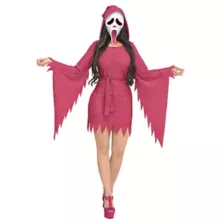 Adult Ghost Face Pink Bling Dress Costume at Spencer's