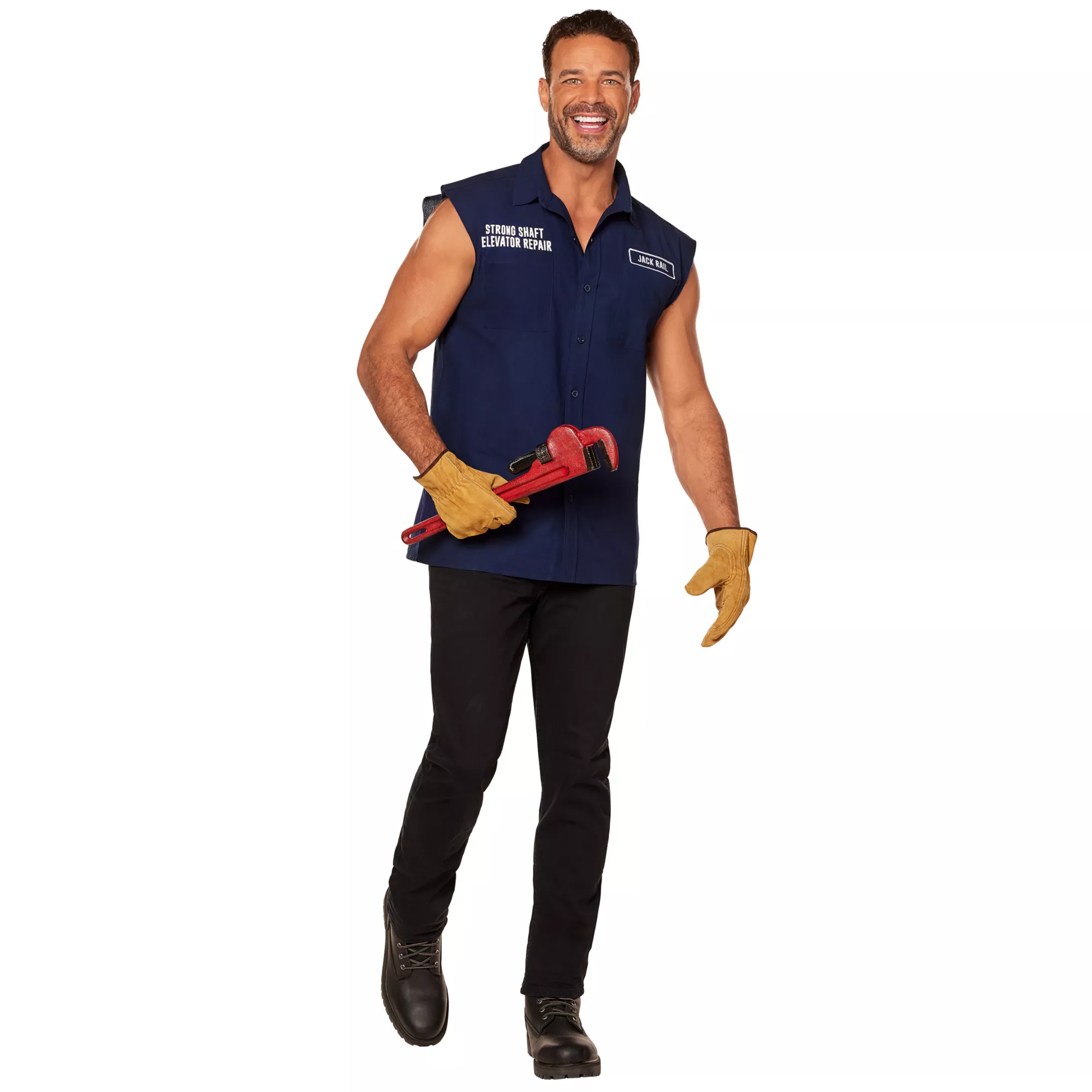 Adult Strong Shaft Elevator Mechanic Vest at Spencer's