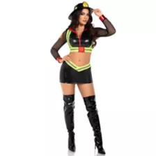 Adult Two-Piece Firefighter Costume at Spirit Halloween