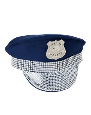 Rhinestone Police Hat - Spirithalloween.com display picture 2