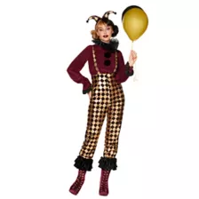 Adult Checkered Clown Costume - The Signature Collection at Spirit Halloween